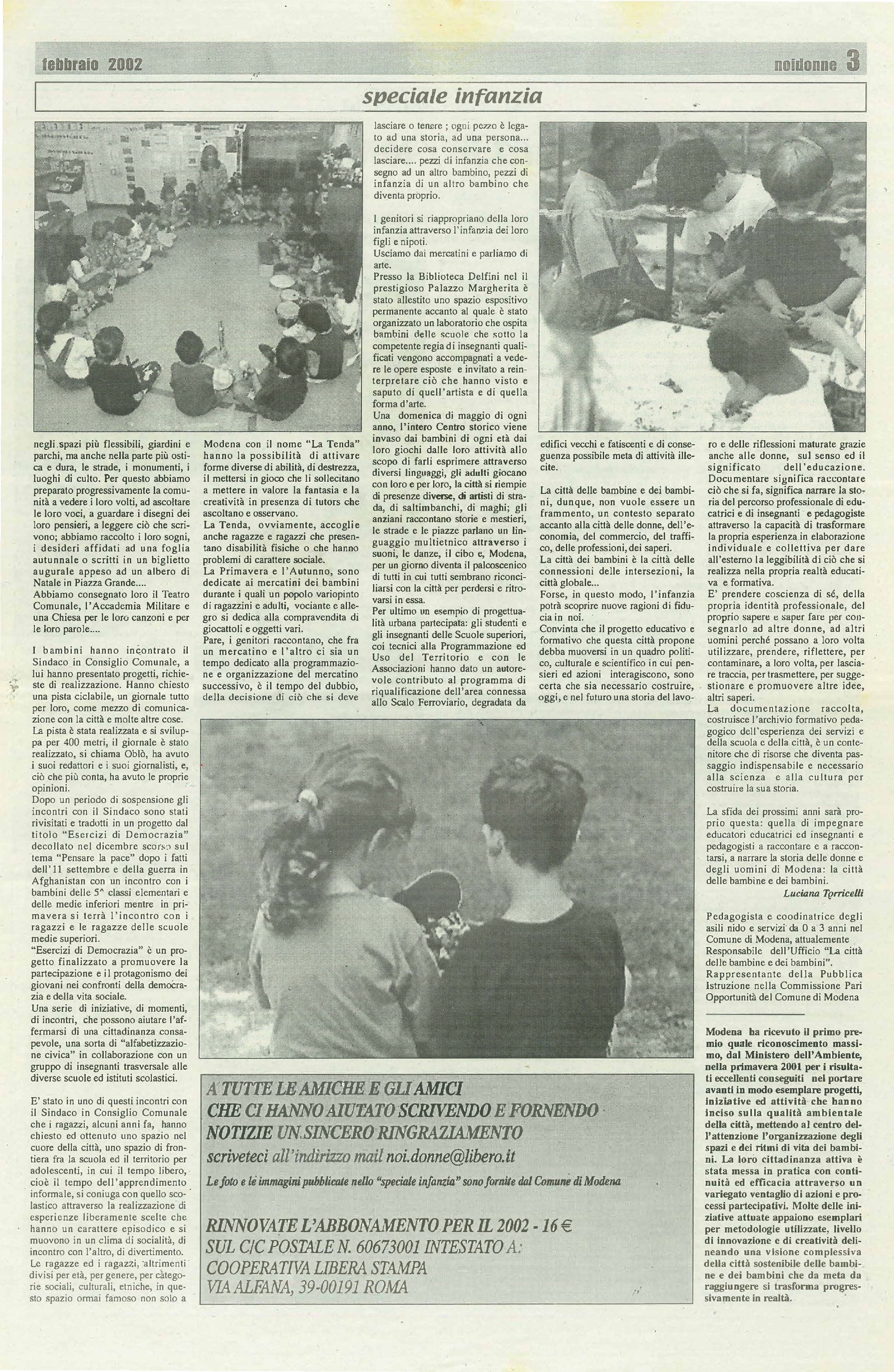Foto: Speciale infanzia
