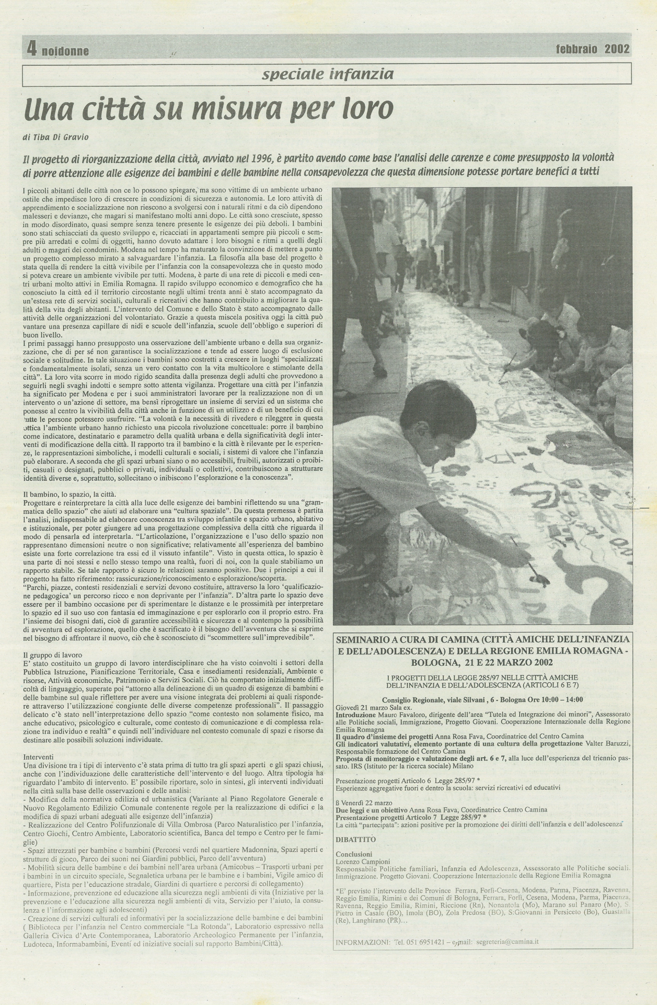 Foto: Speciale infanzia