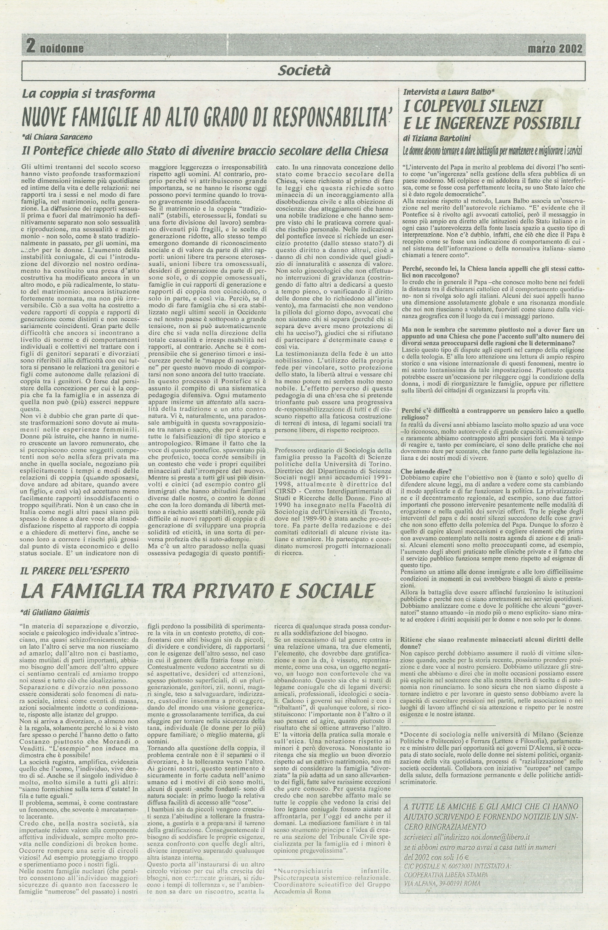 Foto: Volti, voci, pensieri