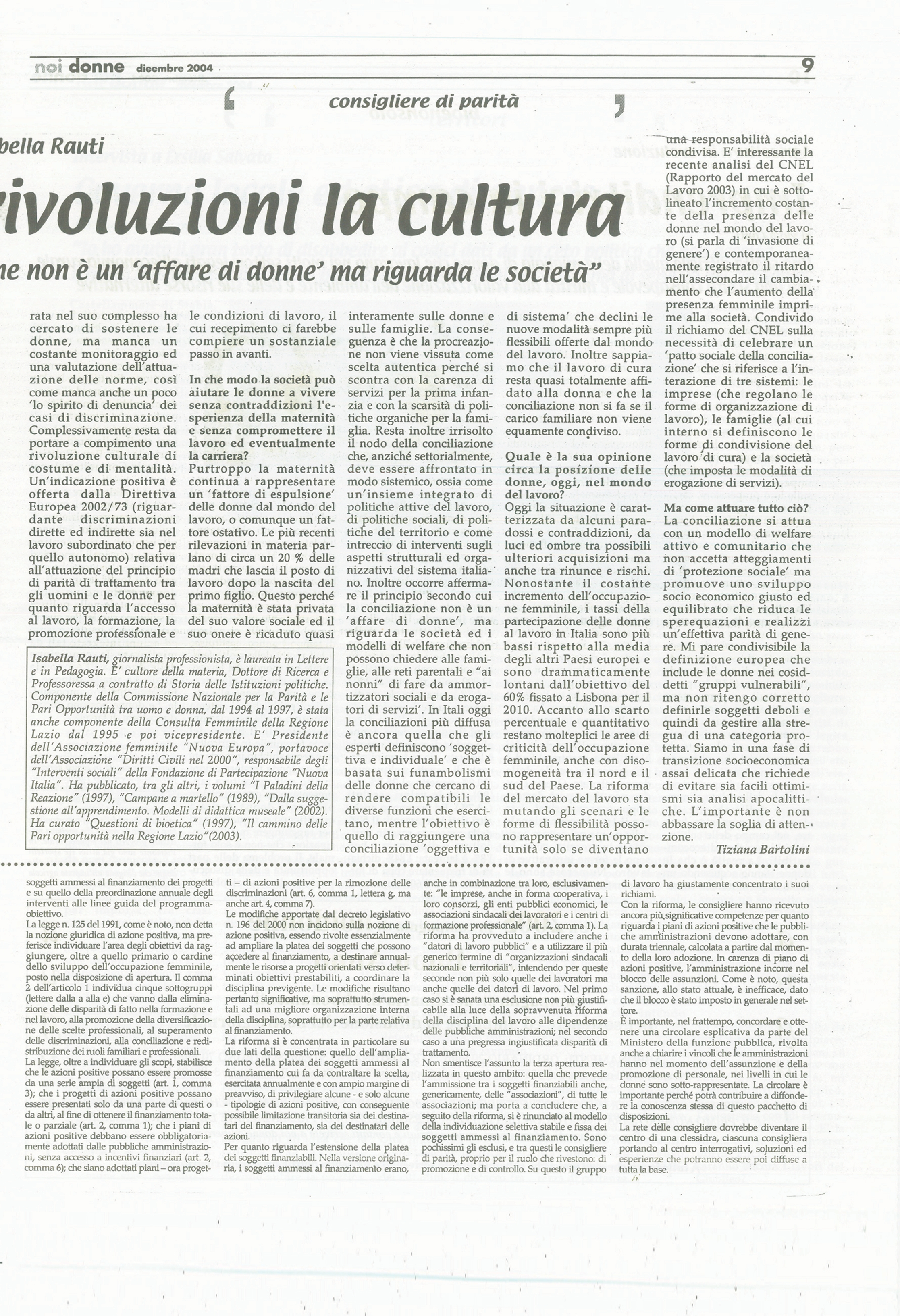 Foto: Coriandoli di welfare state