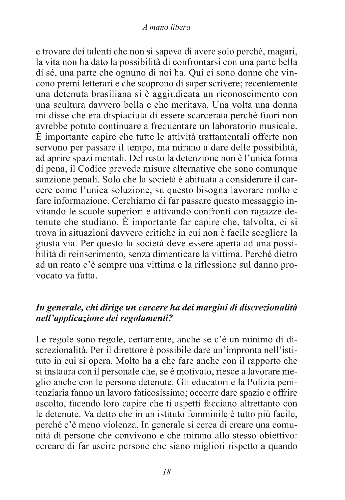 Foto: A MANO LIBERA (Progetto Rebibbia)