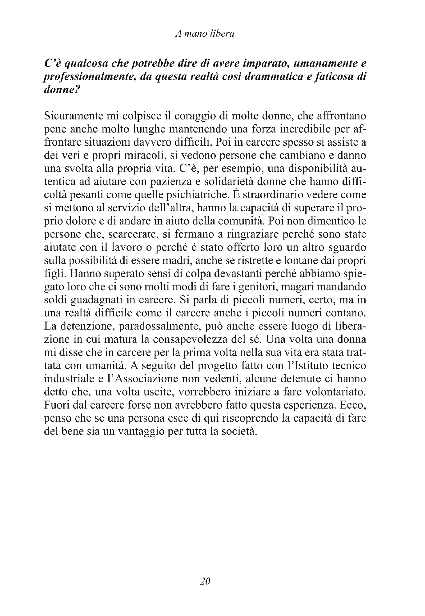 Foto: A MANO LIBERA (Progetto Rebibbia)