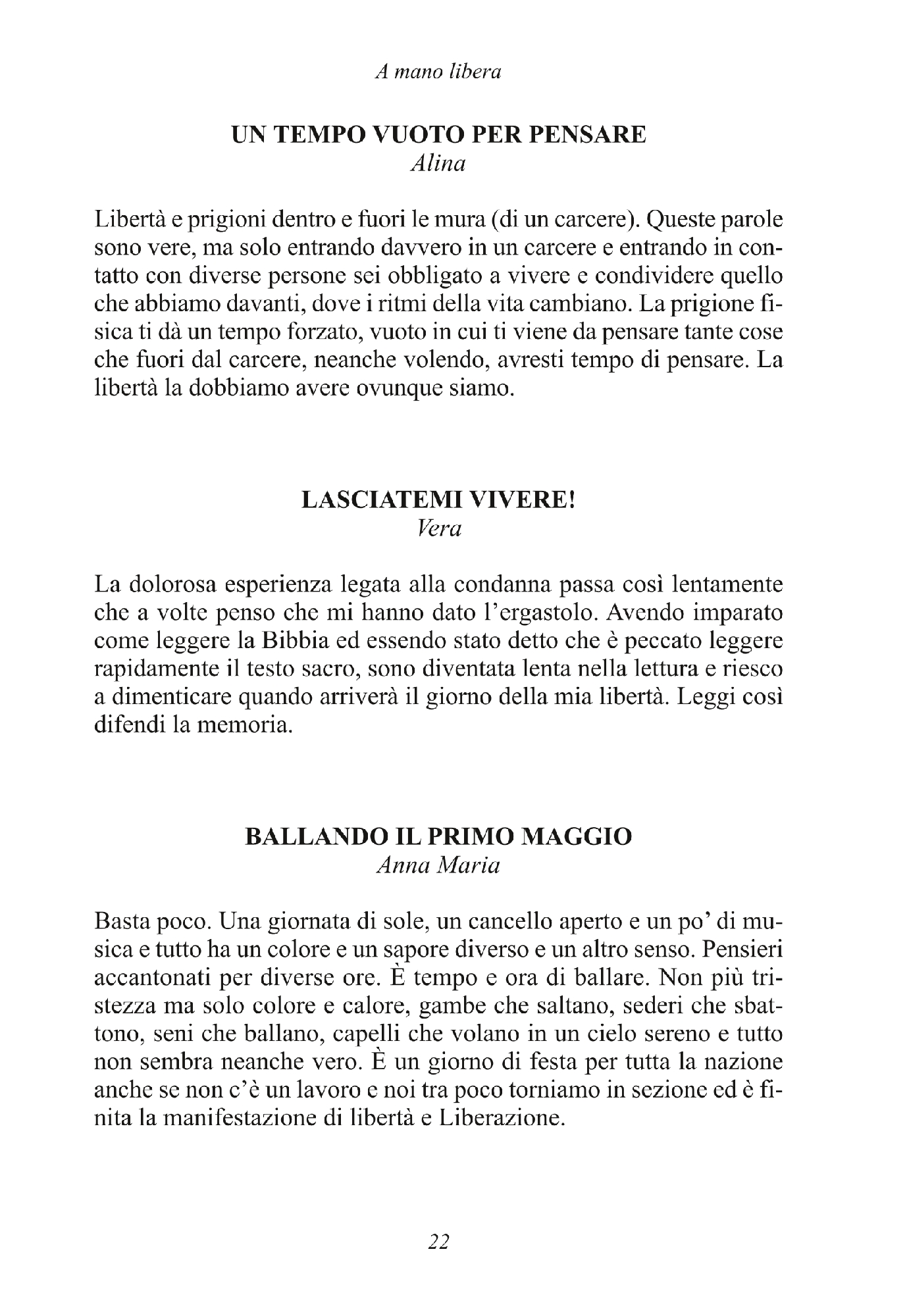 Foto: A MANO LIBERA (Progetto Rebibbia)