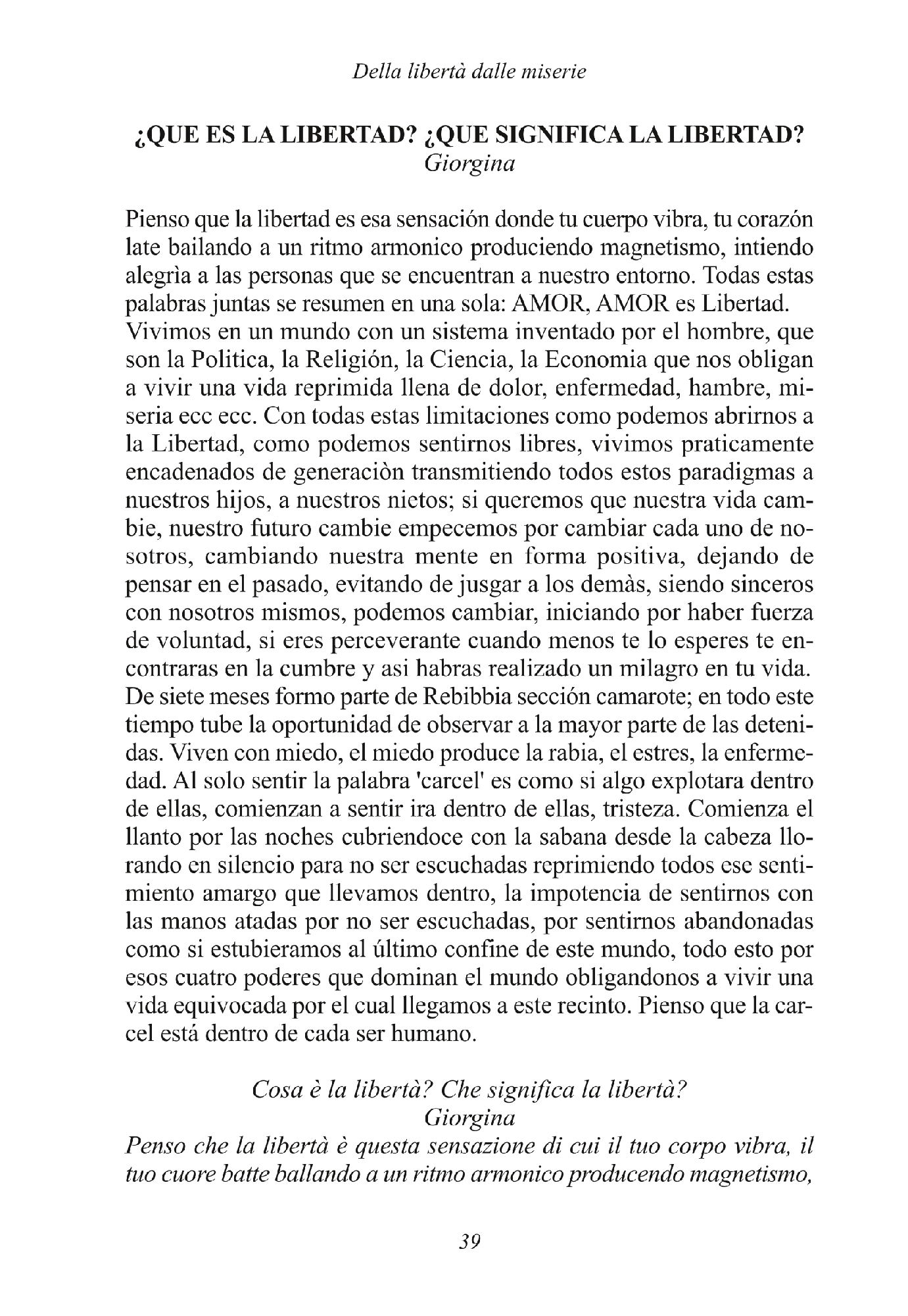 Foto: A MANO LIBERA (Progetto Rebibbia)