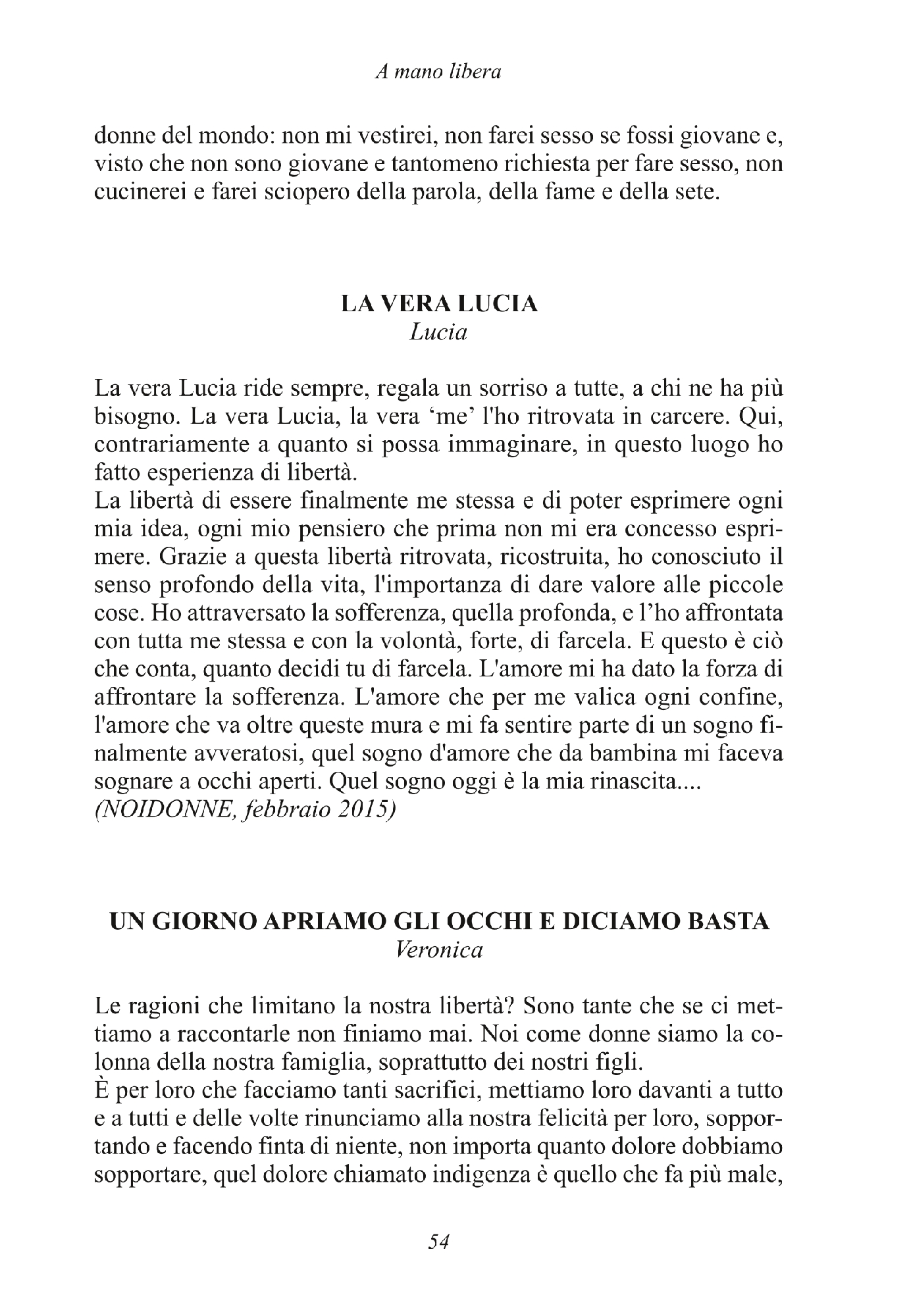 Foto: A MANO LIBERA (Progetto Rebibbia)