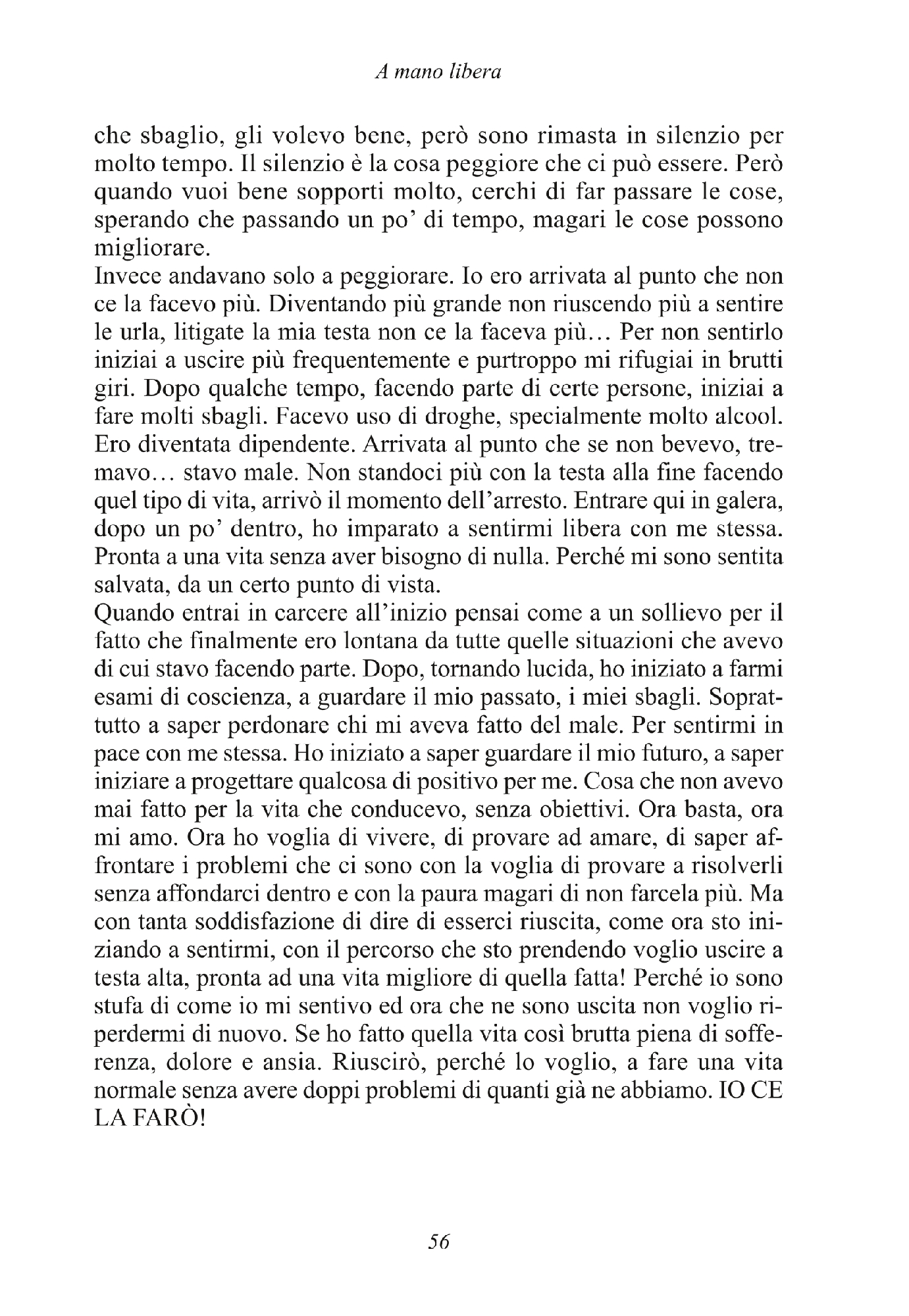 Foto: A MANO LIBERA (Progetto Rebibbia)