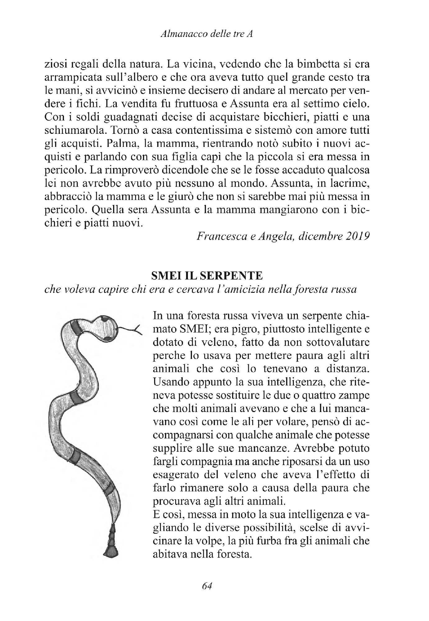 Foto: ALMANACCO DELLE TRE A (Progetto Rebibbia)