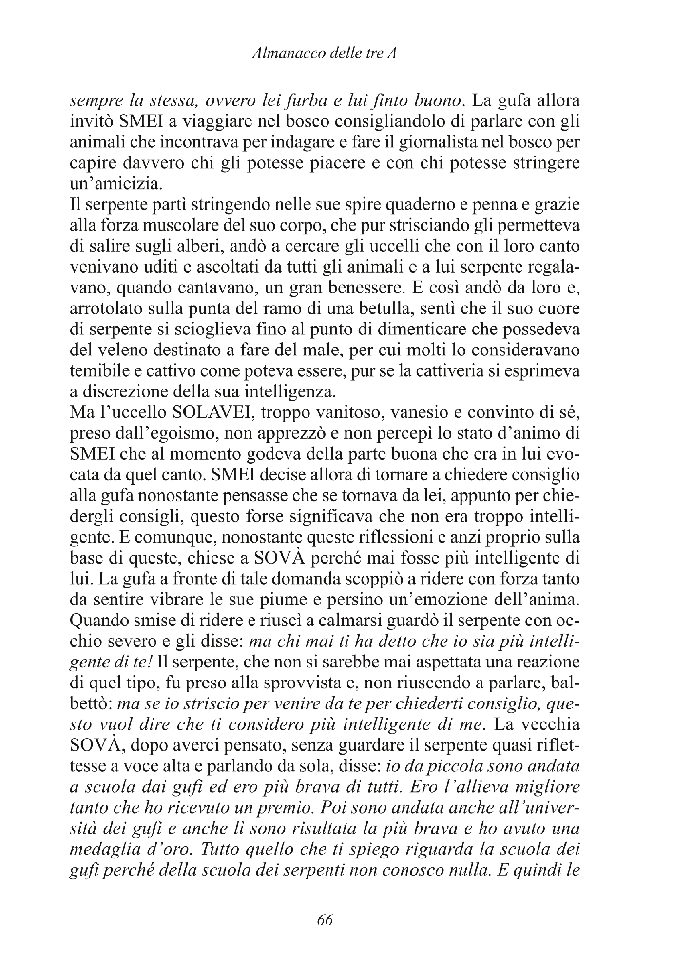 Foto: ALMANACCO DELLE TRE A (Progetto Rebibbia)